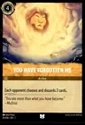 You Have Forgotten Me