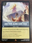 And Then Along Came Zeus