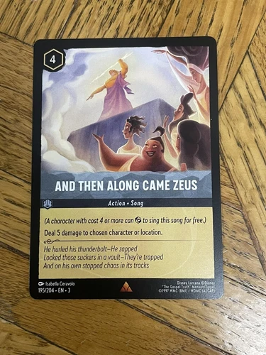 And Then Along Came Zeus