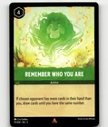Remember Who You Are