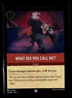What Did You Call Me?