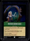 Mother Knows Best