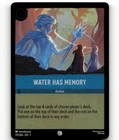 Water Has Memory