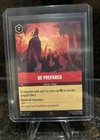 Be Prepared