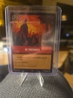 Be Prepared