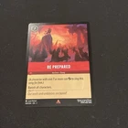 Be Prepared