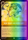 Heal What Has Been Hurt