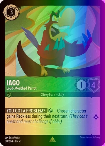 Iago - Loud-Mouthed Parrot