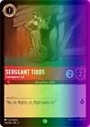 Sergeant Tibbs - Courageous Cat
