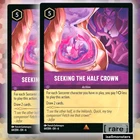 Seeking the Half Crown