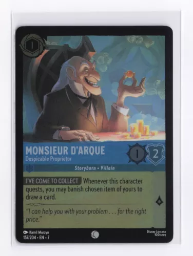 Monsieur D'Arque - Despicable Proprietor