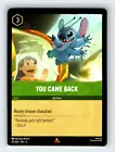 You Came Back