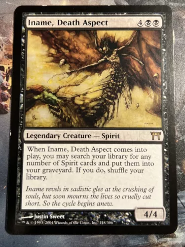 Iname, Death Aspect
