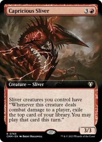 Capricious Sliver [Extended Art Foil] #