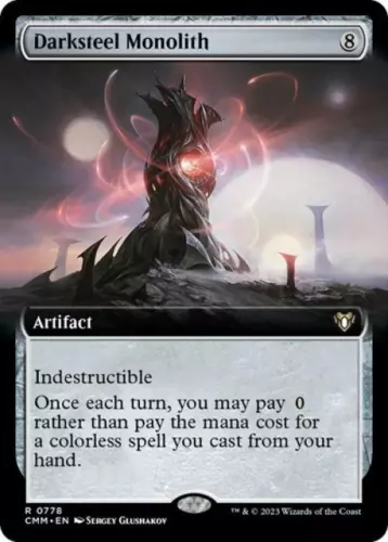 Darksteel Monolith [Extended Art Foil] #