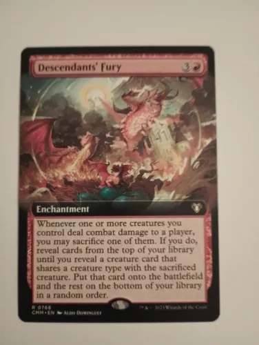 Descendants' Fury [Extended Art Foil] #