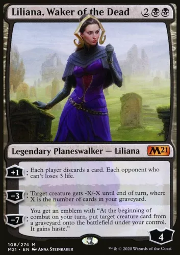 Liliana, Waker of the Dead [Foil] #