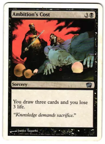 Ambition's Cost