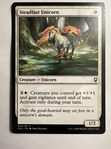 Steadfast Unicorn [Foil] #