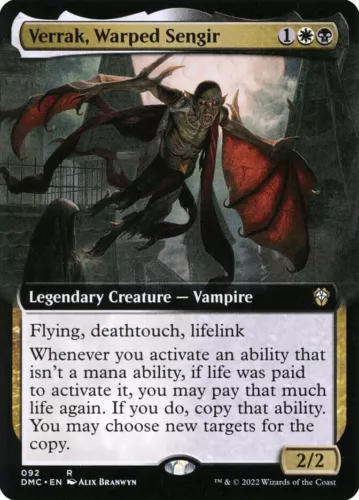 Verrak, Warped Sengir [Extended Art] #