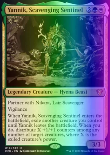 Yannik, Scavenging Sentinel