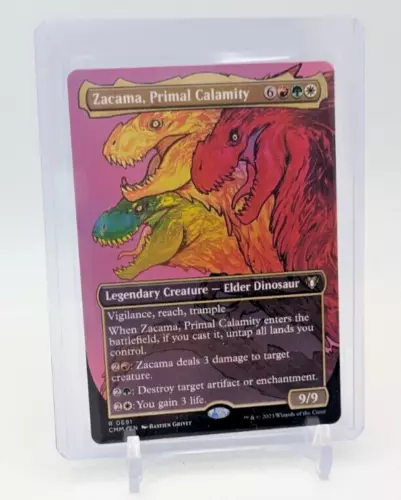 Zacama, Primal Calamity [Borderless Foil] #