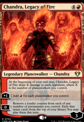 Chandra, Legacy of Fire #