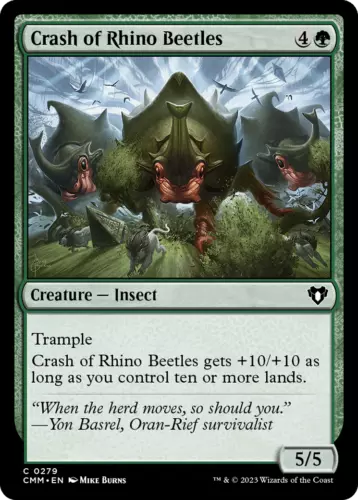 Crash of Rhino Beetles