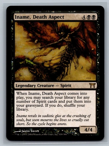 Iname, Death Aspect