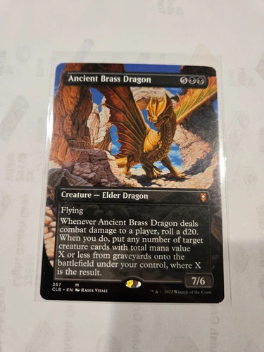 Ancient Brass Dragon [Borderless Foil] #