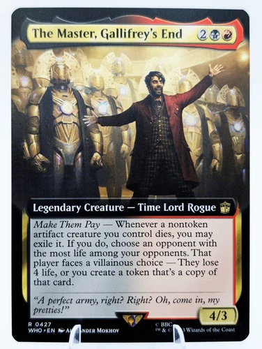 The Master, Gallifrey's End [Extended Art] #