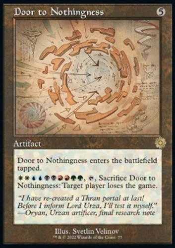 Door to Nothingness [Schematic Foil] #