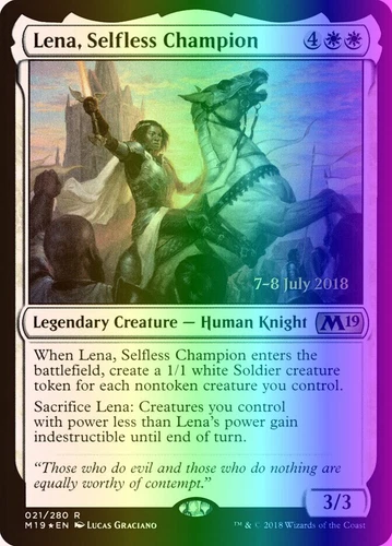 Lena, Selfless Champion