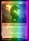 Flaming Tyrannosaurus #