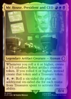 Mr. House, President and CEO #