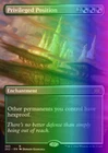 Privileged Position [Borderless Foil] #