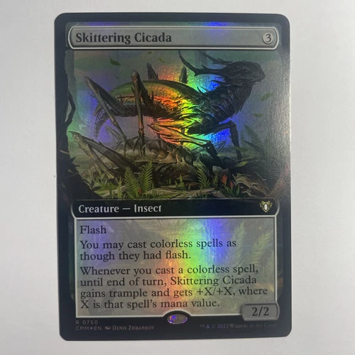 Skittering Cicada [Extended Art Foil] #