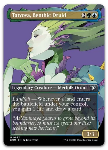 Tatyova, Benthic Druid [Borderless Foil] #