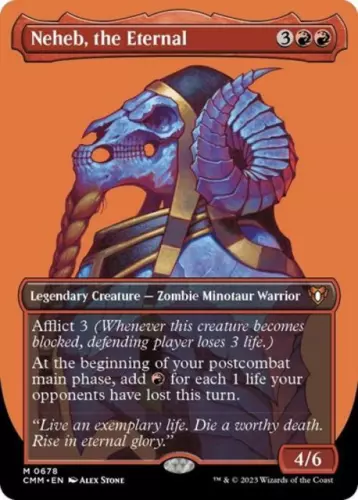 Neheb, The Eternal [Borderless Foil] #