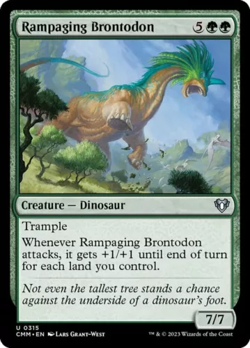 Rampaging Brontodon #