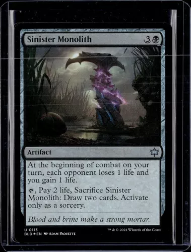 Sinister Monolith [Foil] #