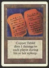 Copper Tablet