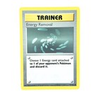 Energy Removal