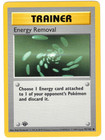 Energy Removal