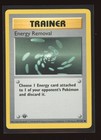 Energy Removal