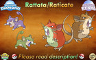 Raticate, Rattata