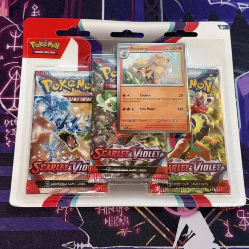 Arcanine 3-Pack Blister