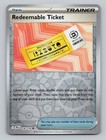 Redeemable Ticket