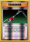 Maintenance