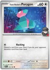 Team Rocket's Porygon